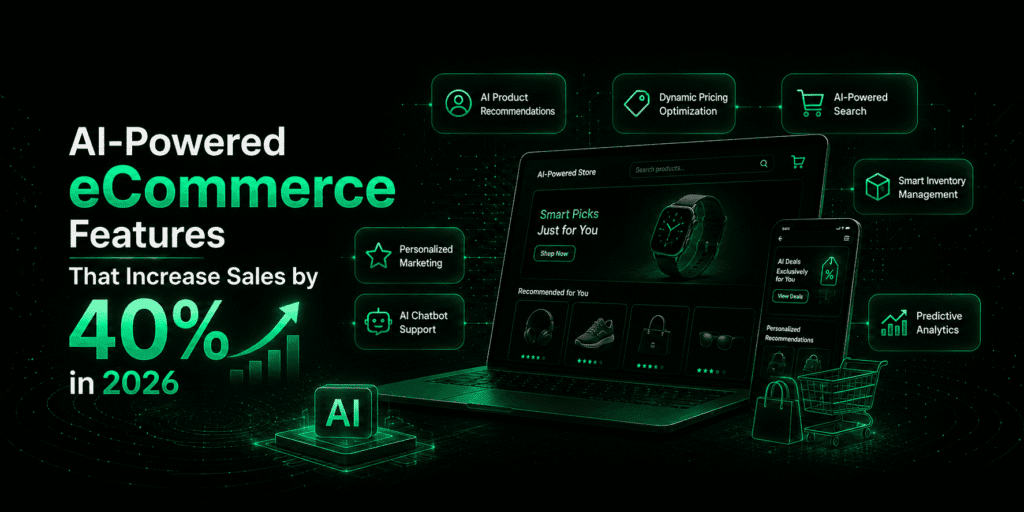 AI-Powered eCommerce Features That Increase Sales by 40% in 2026