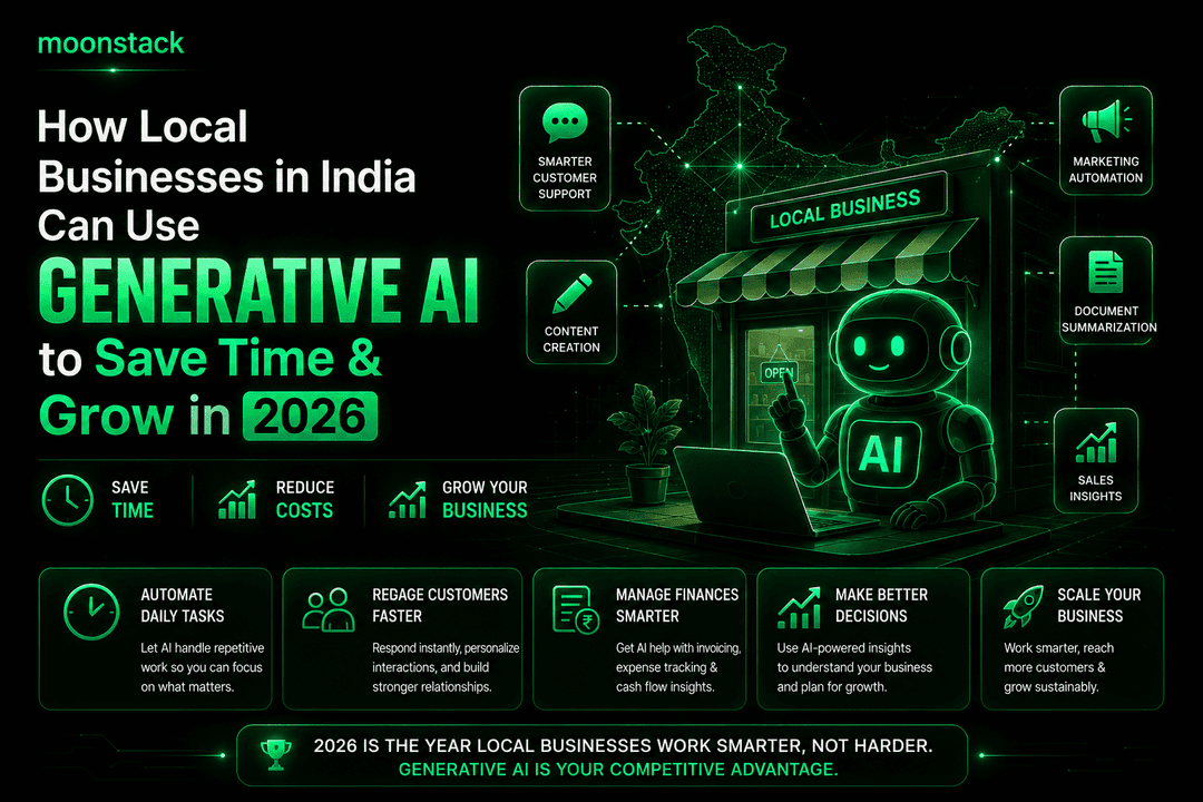 How Local Businesses in India Can Use Generative AI to Save Time & Grow in 2026