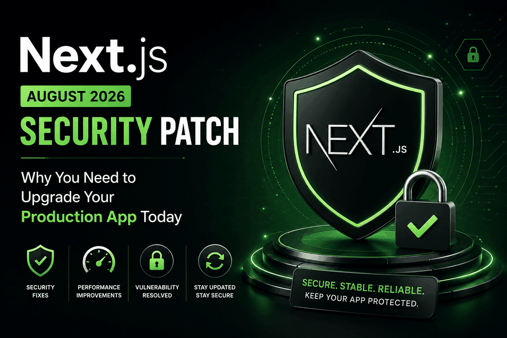 Next.js August 2026 Security Patch: Why You Need to Upgrade Your Production App Today