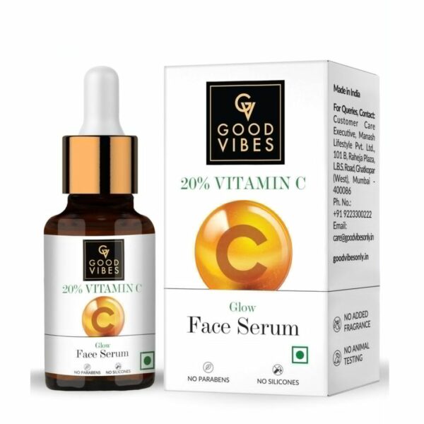 Good Vibes 20% Vitamin C Glow Face Serum (10 ml)