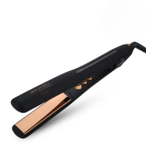 Ikonic Professional Gleam Hair Straightener (Black & Rose Gold)