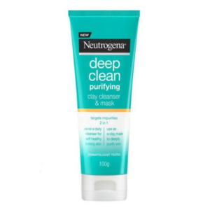 Neutrogena Deep Clean Purifying Clay Cleanser and Mask (100gm)